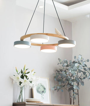 Sienna Bird Round Chandelier