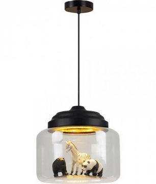 Creative Little Zoo Glass Pendant Light S91