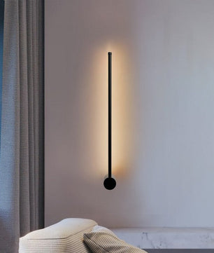 Industrial Black Linear LED Dimmable Wall Light S76