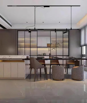 Horizontal Linear LED Pendant Lamp