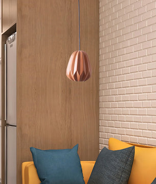 Papaya Resin Pendant Lamp