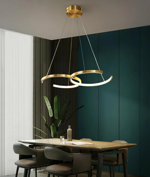Double Rings Pendant Light