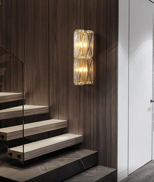 Triangular Glass Wall Light