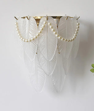 Feather Pearl Wall Lamp