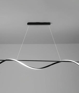Black Wave Chandelier