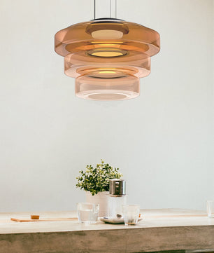 Nordic postmodern creative glass pendant light