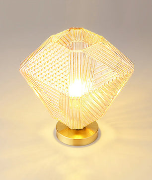 Diamond Cut Art Deco Ceiling Light