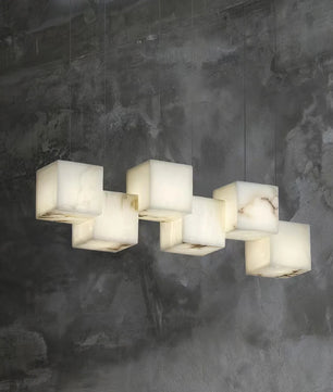 Marble Box Chandelier