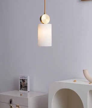 Etruscan Alabaster Pendant Light