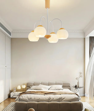 Molecural Wood Chandelier