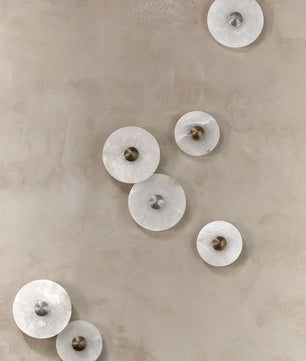 Round Alabaster Wall Lamp