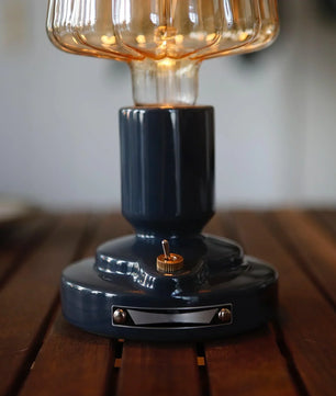 Mushroom Glass Desk Lamp
