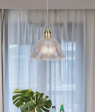 Nordic Retro Flower Glass Pendant Lamp S45