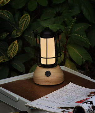 Hemp Rope Lantern Outdoor Table Lamp