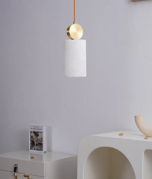Etruscan Alabaster Pendant Light