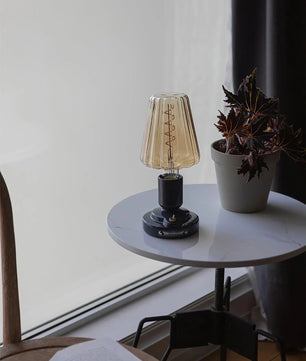 Mushroom Glass Desk Lamp