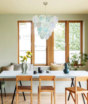 Vistosi Blue Murano Chandelier