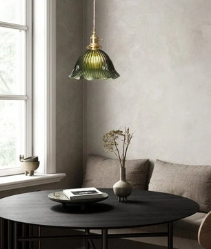 Nordic Retro Flower Glass Pendant Lamp S45