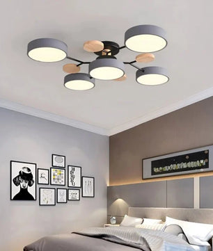 Nordic Branched Disc Metal Ceiling Lamp S117