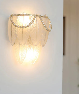 Feather Pearl Wall Lamp