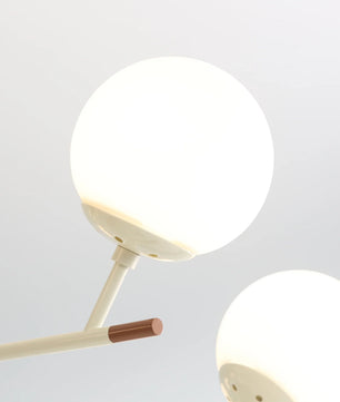 Spherical Beam Chandelier