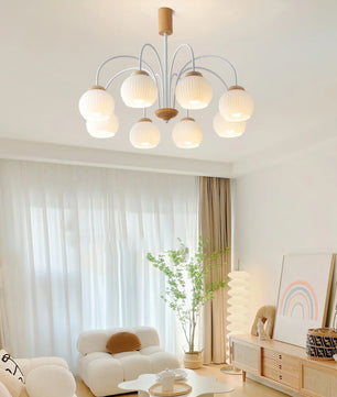 Molecural Wood Chandelier