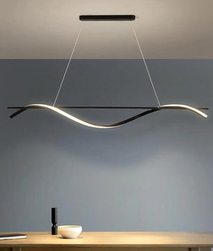 Black Wave Chandelier