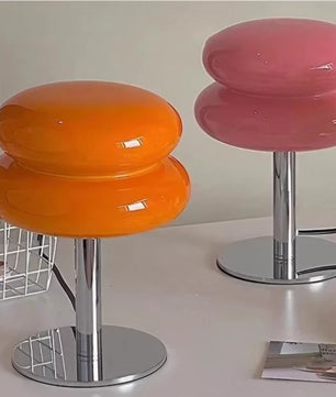 Bauhaus Lollipop Ripple Glass Table Lamp S27