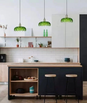 Retro Petal Glass Pendant Light S98