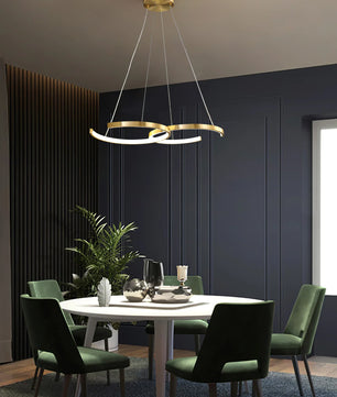 Double Rings Pendant Light