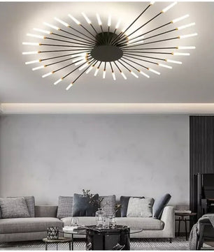 Sputnik Led Fireworks Flush Mount Ceiling Light S40