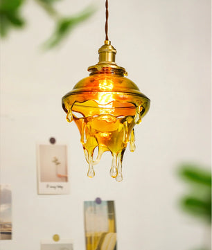 Water Droplets Resin Pendant Lamp