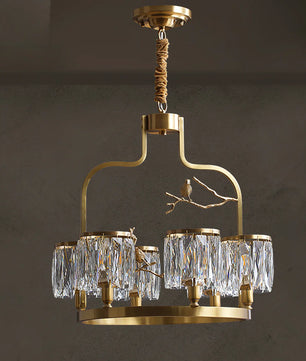 Crystal Bird Chandelier