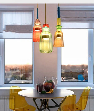 Nordic Macaron Lollipop Glass Pendant Lamp S118