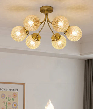 Retro Glass Ceiling Lamp