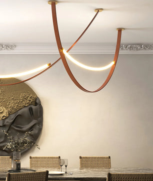 Leather Pendant Light