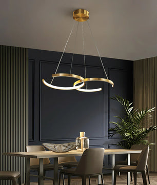 Double Rings Pendant Light