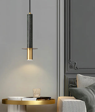 Marble Cylinder Pendant Light