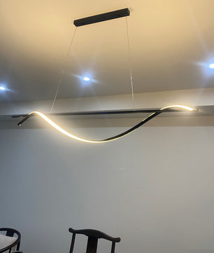 Black Wave Chandelier