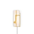  Brass + White Alabaster