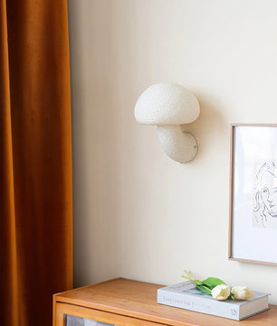 Mushroom Resin Wall Lamp