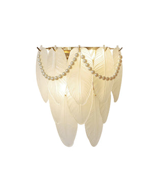 Feather Pearl Wall Lamp
