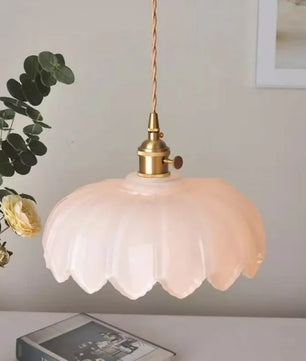 Retro Petal Glass Pendant Light S98