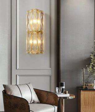 Triangular Glass Wall Light