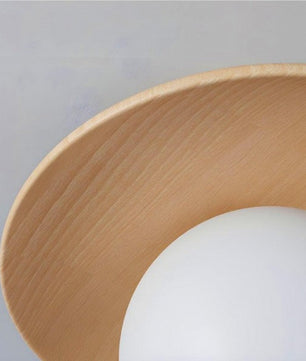 Rustic Wooden Ceiling Lamp S36