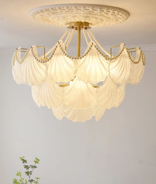 Scallop Shell Chandelier