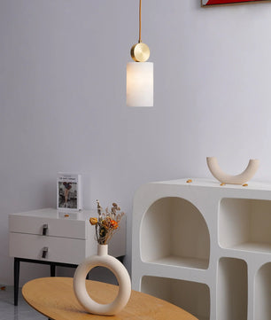 Etruscan Alabaster Pendant Light