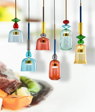 Nordic Macaron Lollipop Glass Pendant Lamp S118