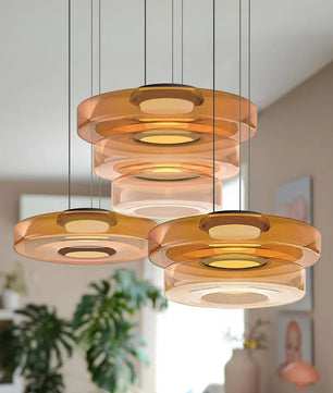 Nordic postmodern creative glass pendant light