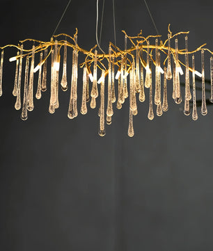 Aqua Makrama Chandeliers